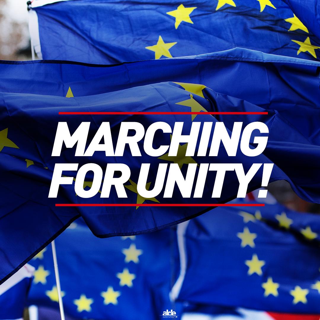 Across our continent this weekend, Europeans will hit the streets to march for a united future.

Our European Union needs reform, but we are stronger together &amp; weaker apart! 🇪🇺

#IamEuropean #RenewEurope