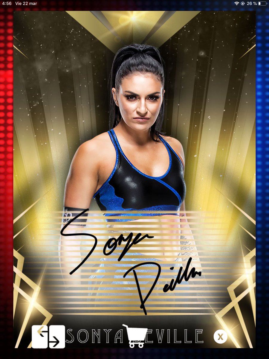 ToniTimeAlways's tweet image. I love the new cards of my idols @SonyaDevilleWWE @WWE_MandyRose in #WWESLAM #FireNDesire