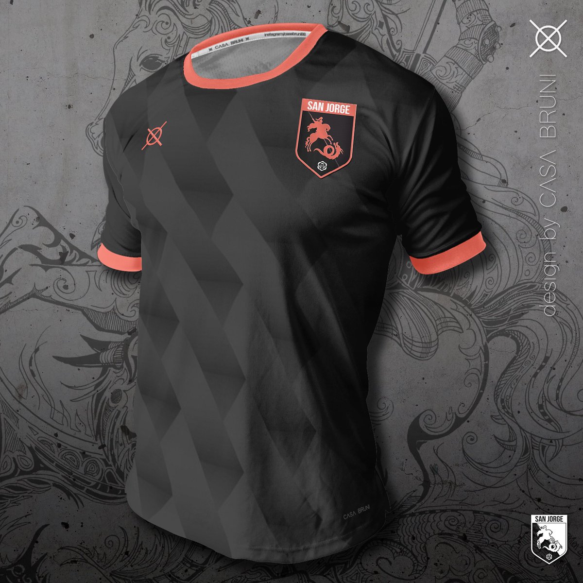 CasaBruniDesign's tweet photo. En @CasaBruniDesign fabricamos camisetas para equipos amateur con este grado de personalización, calidad y corte.

Siendo que la votación salió 90% a favor de compartir el mockup tengo una consigna: 
si esta publicación llega a los 
30 RTs y 100 likes
comparto el mockup por DM. https://t.co/DXEoky49pJ