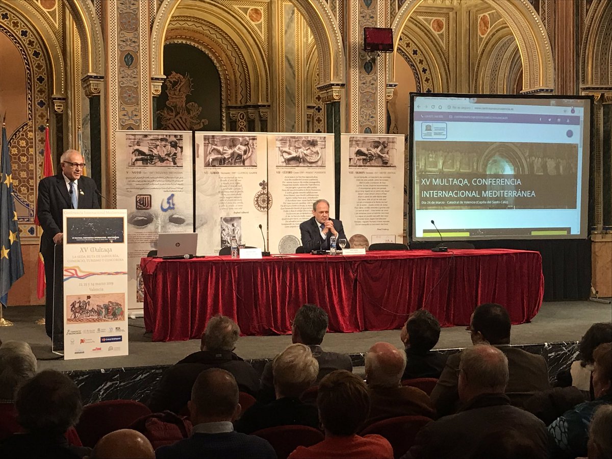 UNESCOValencia's tweet photo. Conferencias de la segunda jornada en #XVMultaqa, con Soha Abboud-Haggar, Abraham Haim y Cheikh Khaled Bentounes
#CentroUnescoValencia https://t.co/XTfN5bAIjr