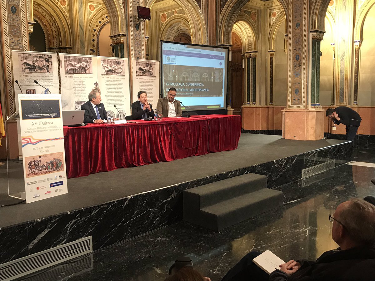 UNESCOValencia's tweet photo. Conferencias de la segunda jornada en #XVMultaqa, con Soha Abboud-Haggar, Abraham Haim y Cheikh Khaled Bentounes
#CentroUnescoValencia https://t.co/XTfN5bAIjr