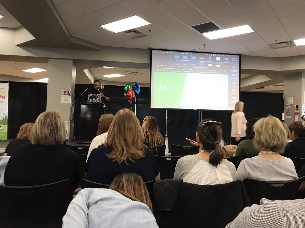 apositiveproton's tweet photo. Hearing @mvsgbarcenas’s keynote presentation was truly the most AMAZING way to kick off the second day of the #edtechsummitaz! I am so inspired by his story, his passion, and his message! #iamawomandoctor #bethechange #ThisISme #edtechteam @edtechteam https://t.co/rrjI4qs8BB
