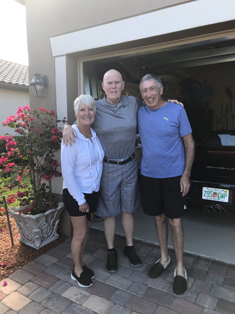 DrWeese's tweet photo. Great thrill to catch up with my former hockey coach Dr. Bob Corran and and Libby Corran during our recent visit to Florida. Forever grateful for his influence and support. #5cleader https://t.co/IcDlwgi1Gt