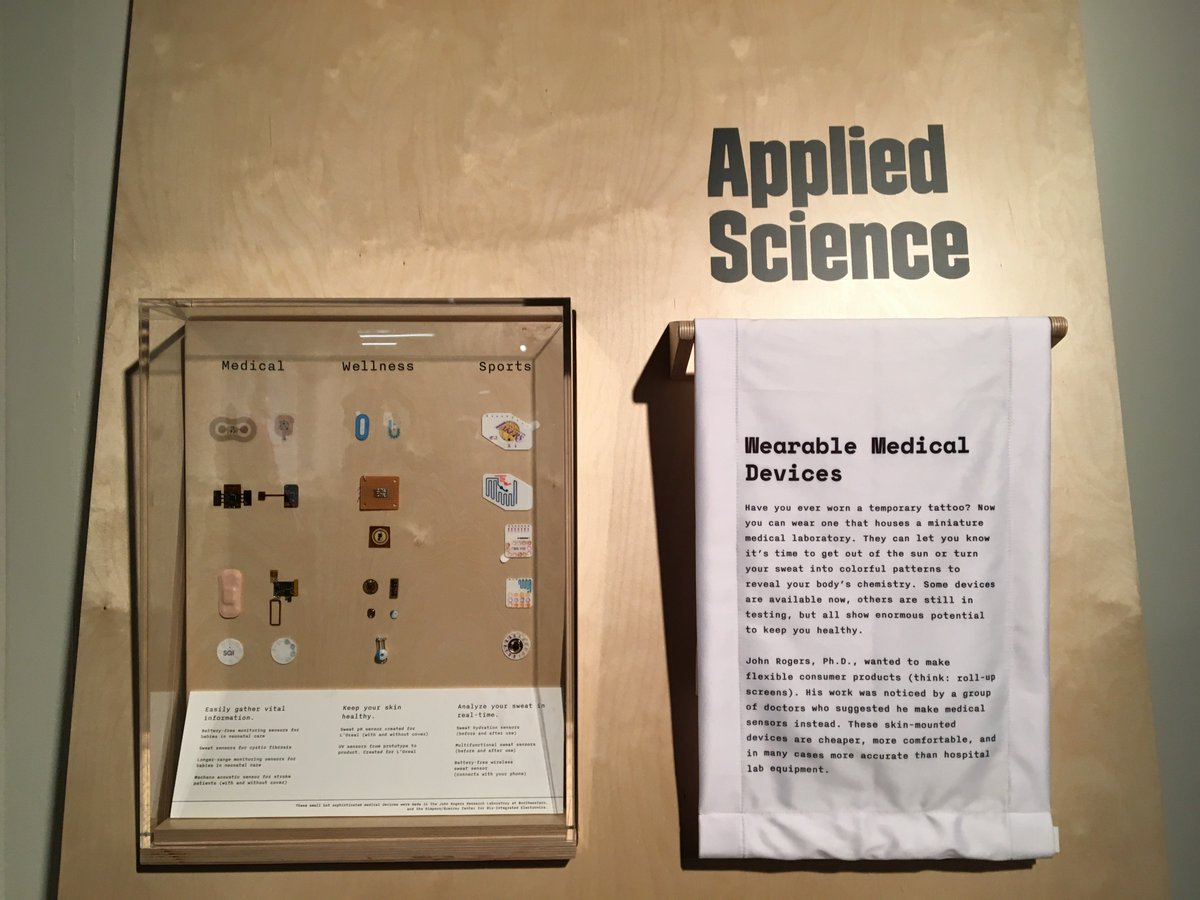 danlathitham's tweet photo. Got to see a preview of how digital technology merges with the body to enhance our lives. Things that make us healthier, stronger and safer. More than smartwatches. Backpacks with games. Smart tattoos. And much more. Check out #WiredToWear @msichicago https://t.co/jVnVlRXtsI