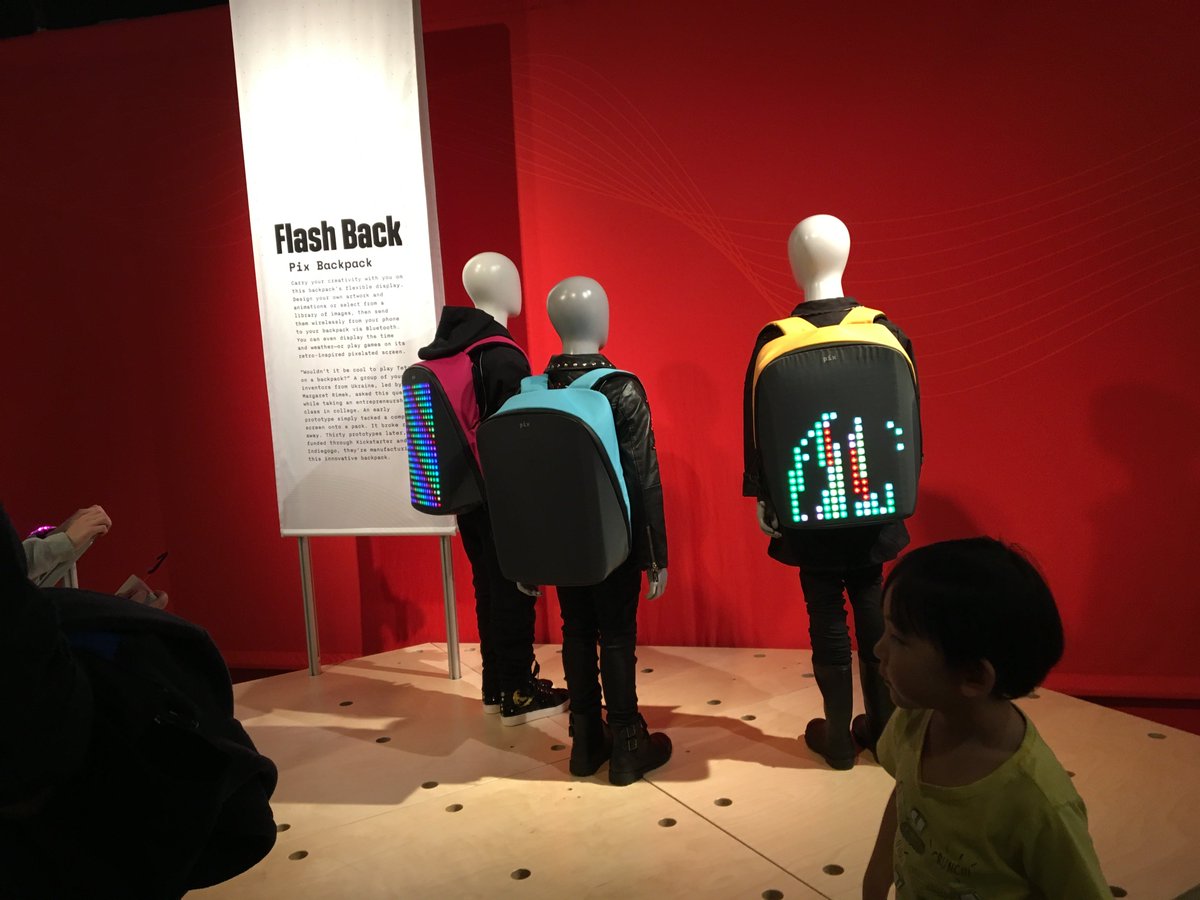 danlathitham's tweet photo. Got to see a preview of how digital technology merges with the body to enhance our lives. Things that make us healthier, stronger and safer. More than smartwatches. Backpacks with games. Smart tattoos. And much more. Check out #WiredToWear @msichicago https://t.co/jVnVlRXtsI