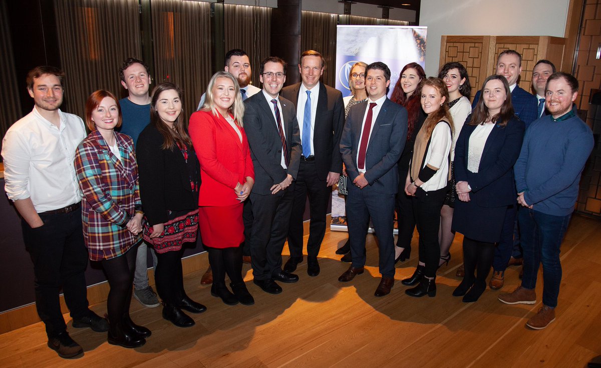 ChrisMurphyCT's tweet photo. Great to meet with young leaders in Belfast last night! https://t.co/46f3HsQqTy
