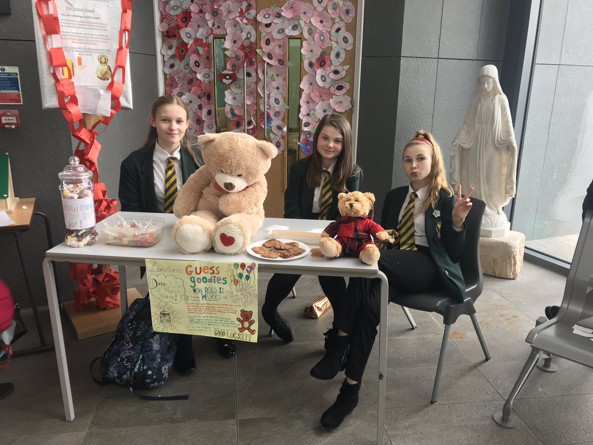 archbishopteilo's tweet photo. Well done to our Teilo girls running the “Guess Goodies” stall today!! #teiloforthewin ❤️ https://t.co/HGtCm1o3tM