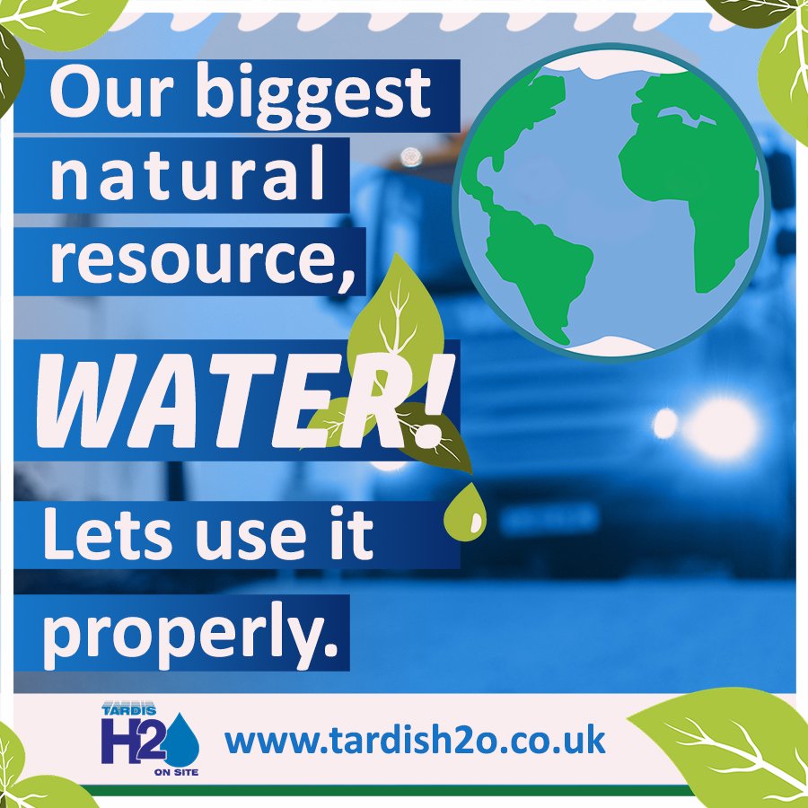 TardisH2O's tweet photo. Our biggest natural resource, water! Lets use it properly. #WorldWaterDay https://t.co/Wknll72dGu
