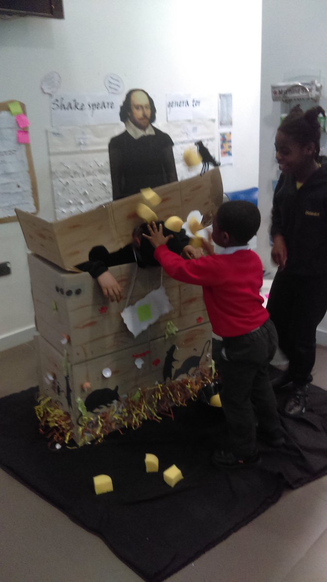 hackneylibs's tweet photo. Clapton Library will punish you Shakespearean style with our Painful Pillory! Come and confess your sins, crimes, and moral transgressions and be publicly pelted. Until tomorrow. #Shakespeareweek #ClaptonLibrary https://t.co/1rAIo55IS0