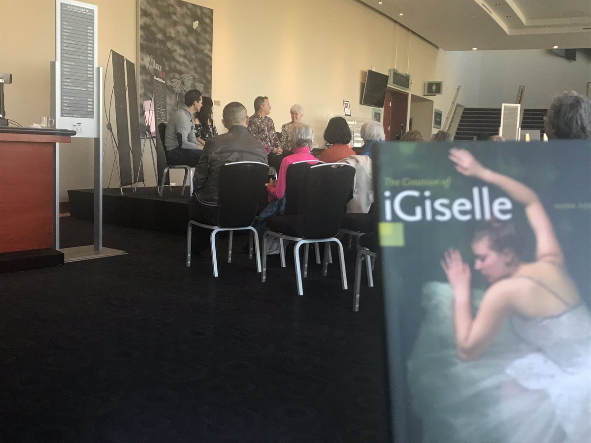 albertaballet's tweet photo. Book launch! Former Alberta Ballet board member, past Dancer and @UAlberta Professor Nora Stovel has a new book out: iGiselle - classical #ballet meets contemporary video games. We’re thrilled to have provided some of the photos for her book. @ualbertapress #YEGart #danceAb https://t.co/XSXxBeVVta