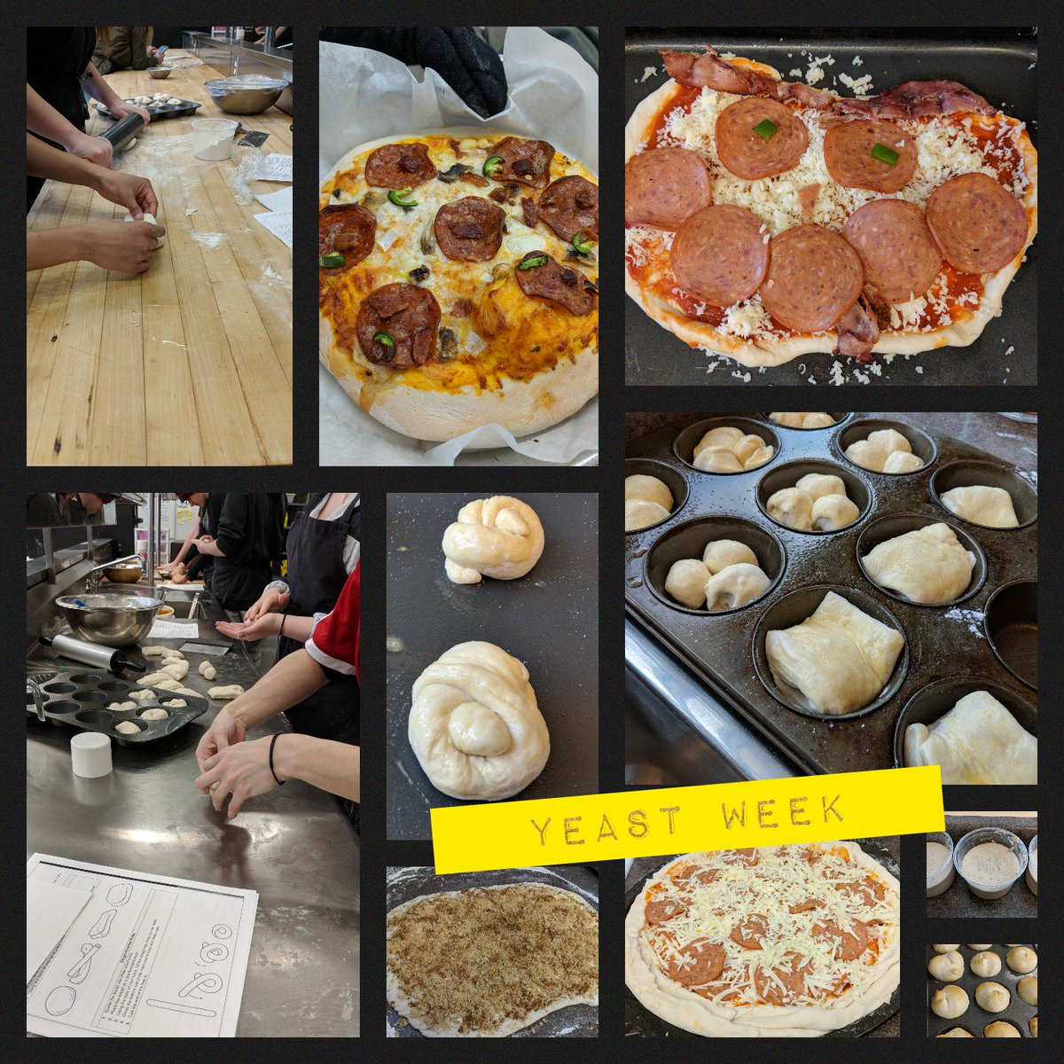 CCIHospitality's tweet photo. What a wonderful week in the kitchen! Learning all about yeast, and making homemade bread! @CCIHospitality  @CCI_SCDSB https://t.co/4546KQ5pgI