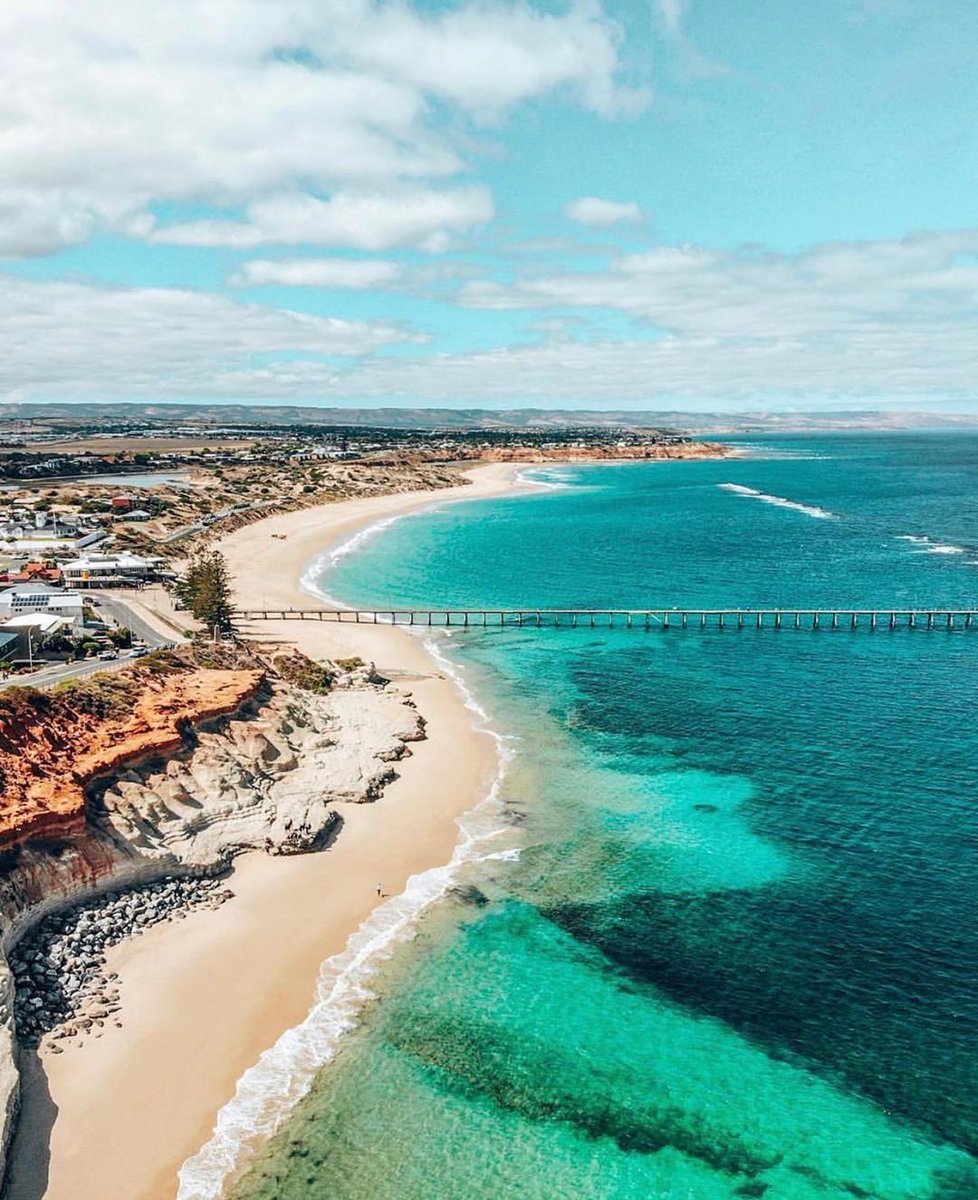 XpeedFitness's tweet photo. Where's your favourite outdoor workout location in Adelaide? At team Xpeed love a beach workout or even a walk to reset for the week ahead. What a cracking pic via mark_elbourne on IG - How good is #Adelaide this time of the year 👍 #xpeed https://t.co/qIQ9Wzydar