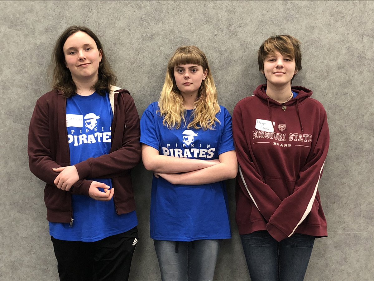 PipkinPLTW's tweet photo. So proud of these 3 children for competing at the Southwest Missouri  Regional TSA competition. These 2 won 2nd place in Problem Solving. #pipkinpride @PipkinR12 @officialSPS https://t.co/Z7wJpv5l8W