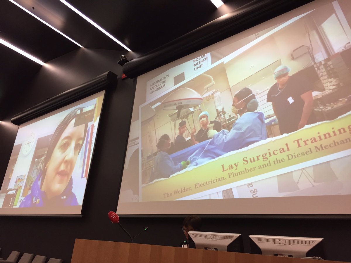 aclairet's tweet photo. Live chat with Dr Meg McKeown from Davis Station in Antarctica #TRHC @RDA_Tas @AusAntarctic #ruralgeneralist @tasmania https://t.co/C1Ob0MAyvA