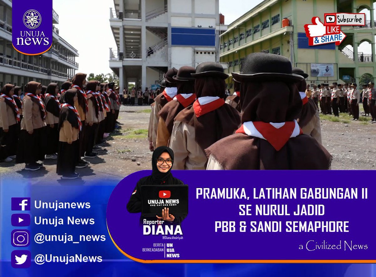 UnujaNews's tweet photo. Racana Pramuka Universitas Nurul Jadid mengadakan LATGAB dengan materi "Peraturan Baris Berbaris dan Sandi Semaphore".
Yuk ikuti keseruannya dilink bawah ini.
https://t.co/Q1PhAxGiY3
@UNUJAOFFICIAL 
@hamidwahid 
@KPU_M_UNUJA 
@HambaliAndrome1 
@baharun_hasan 
@DianaKhoiriyah https://t.co/ttgCpBXbZZ