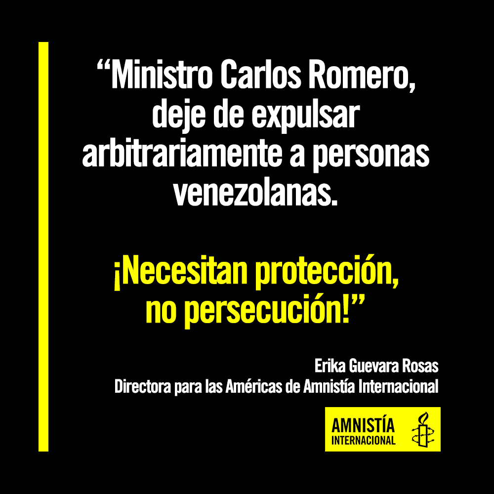🇧🇴 #Bolivia : El 17 de marzo autoridades detuvieron, acusaron y expulsaron arbitrariamente a personas venezolanas🇻🇪 sin un proceso justo. ¡Exigimos al <a href="/MindeGobierno/">Ministerio De Gobierno Bolivia</a> @CarlosGuRomero dejar de perseguir y expulsar arbitrariamente a personas que necesitan protección internacional.
