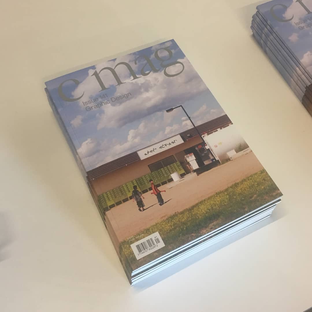 CMagazineArt's tweet photo. We're here @mocatoronto celebrating the launch of C 141 "Graphic Design" and Vanessa Maltese's #CMagazineAuction Gattuso Edition, now until 7 pm! Swing by the first floor for a drink; grab a copy of the new issue; make friends with a rock. https://t.co/MFf3KduWOx