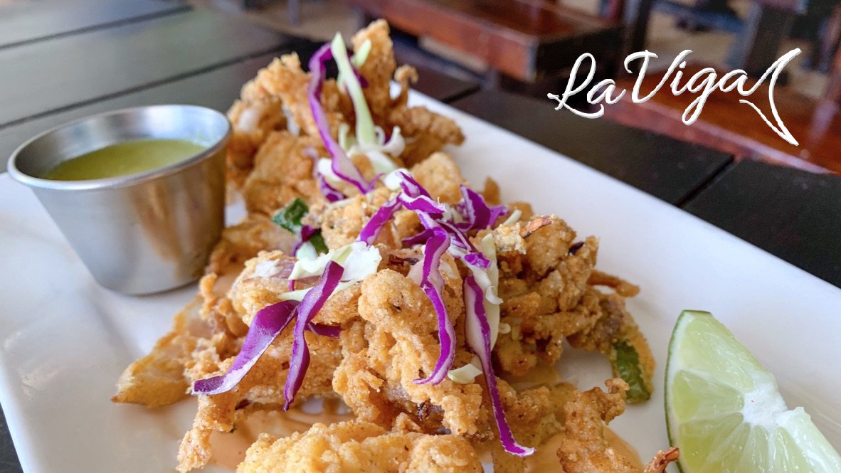 #calamari #happyhour #seafood #tapas #foodie #visitrwc #lavigaseafood