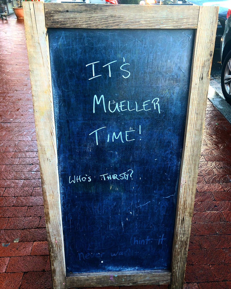 BarrelDC's tweet image. #BarrelSign
#MuellerReport
#MuellerTime
