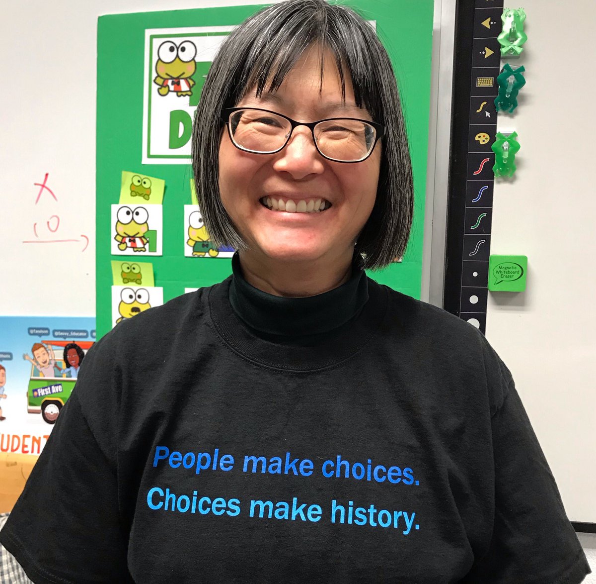 HistoryFrog's tweet photo. Love @facinghistory & my Facing History door prize! #CCSS19 @FirstAveMS https://t.co/T19oEFrO8E