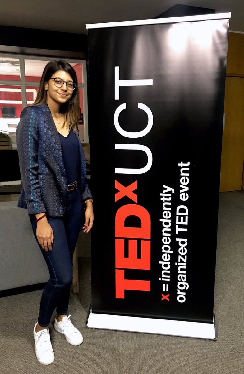 UYBasoodelsing's tweet photo. My first #TedTalk #tedxucttalk2019 #TEDxUCT @UCT_news https://t.co/d2KyQjCRUJ