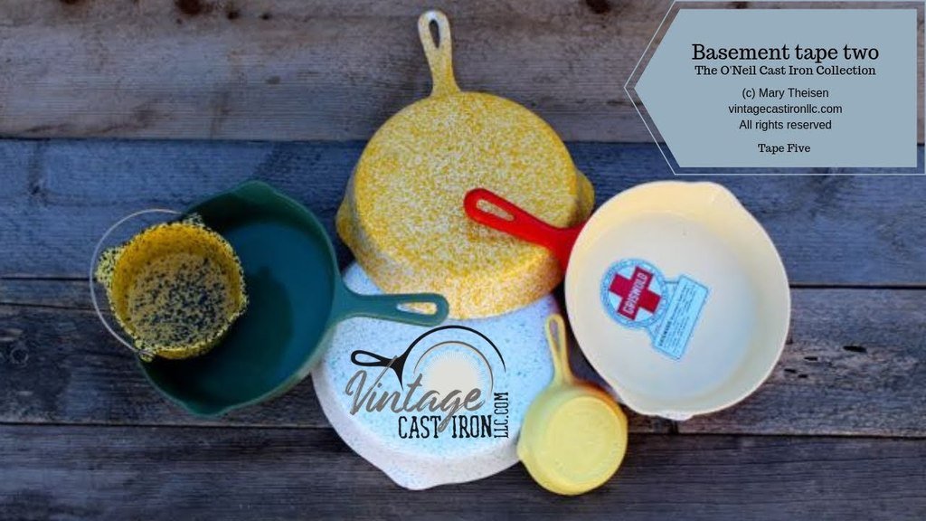 thepanhandler1's tweet image. youtu.be/kEFs9KumZ_0 (c)Mary Theisen, vintagecastironllc.com All rights reserved. Subscribe to my channel to be notified when more videos of the O'Neil collection are uploaded. 

This tape continues from where tape one of the O'Neil Basement left off. Continuing tour of …