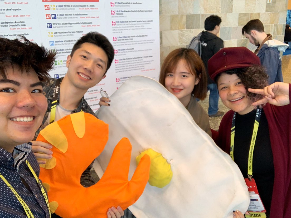 🥢DON'T MISS OUT🥢
<a href="/NyameDev/">Kai Nyame🌱🐑</a> &amp; @mlrhys will being giving their Micro Postmortem talk about <a href="/BiggestNoodles/">Ideal Meal 🍜GDC</a> 🍜 in 3016 in the West Hall at 4:10PM!! #USCatGDC #GDC19