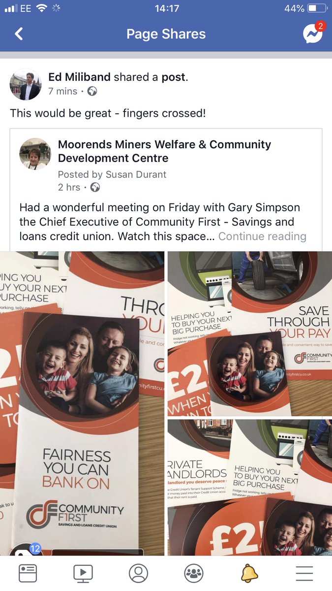 SusanJDurant's tweet image. Great meeting with Natasha today, date set to start the outreach service #MMWCDC Friday 5th April from 9 am - 12 pm #CommunityFirstCreditUnion @Ed_Miliband @eastareateam @MyDoncaster @MayorRos