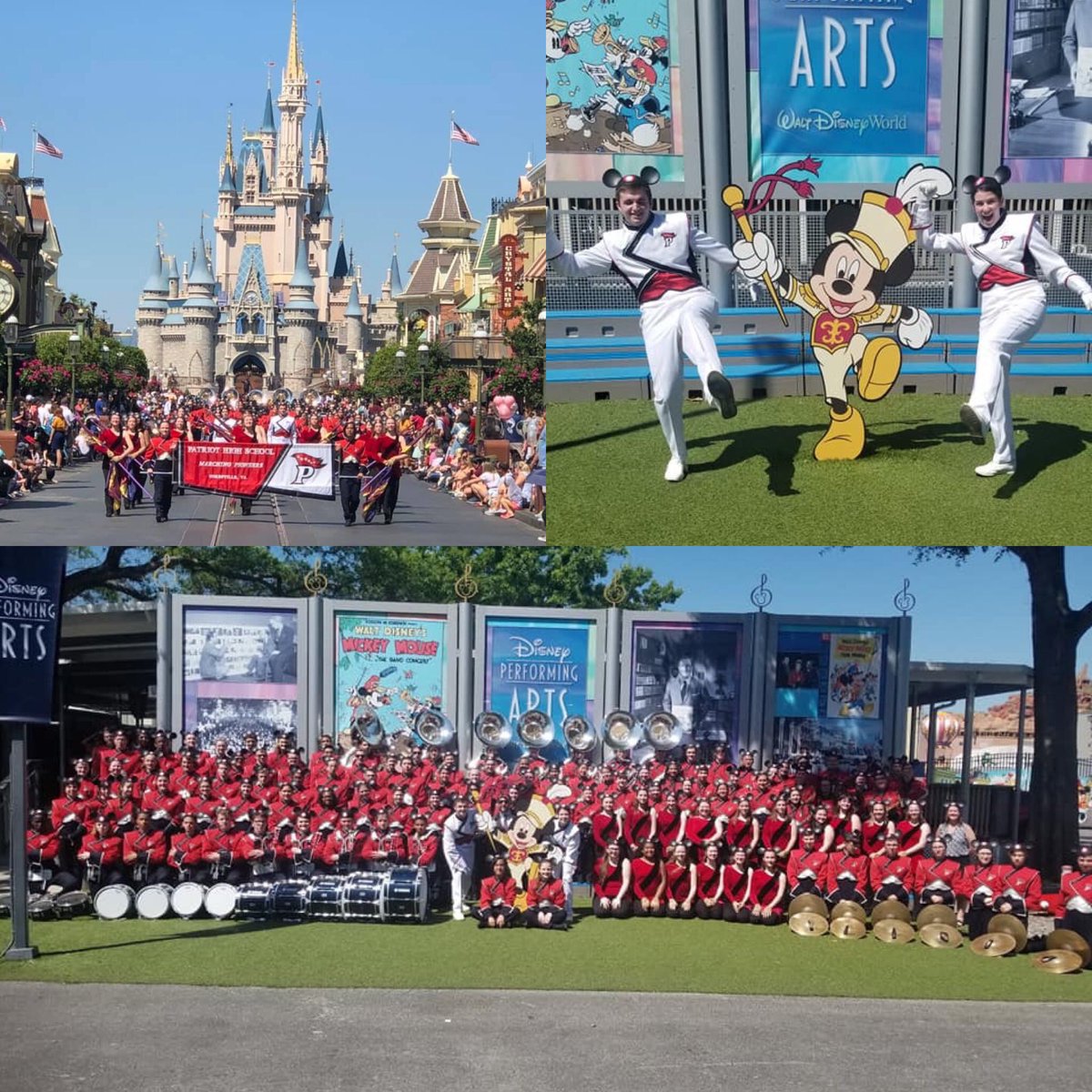 Great day for a parade in the Magic Kingdom! <a href="/PatriotPioneers/">PatriotPioneers</a> <a href="/THEPatriotHS/">Patriot High School</a> #disneyworld