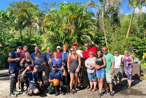 XplorInc's tweet photo. Ziplining through the rainforest, catamaran sailing, private poolside cabanas, a decadent dessert display...this trip had it all and more! Recap on the blog!

#XplorInc #XplorTheWorld #Incentives #IncentiveTrip #FranchisorSolutions #PuertoRico #SanJuan

https://t.co/CAv1DHQeY0 https://t.co/JmGcdwjfq6