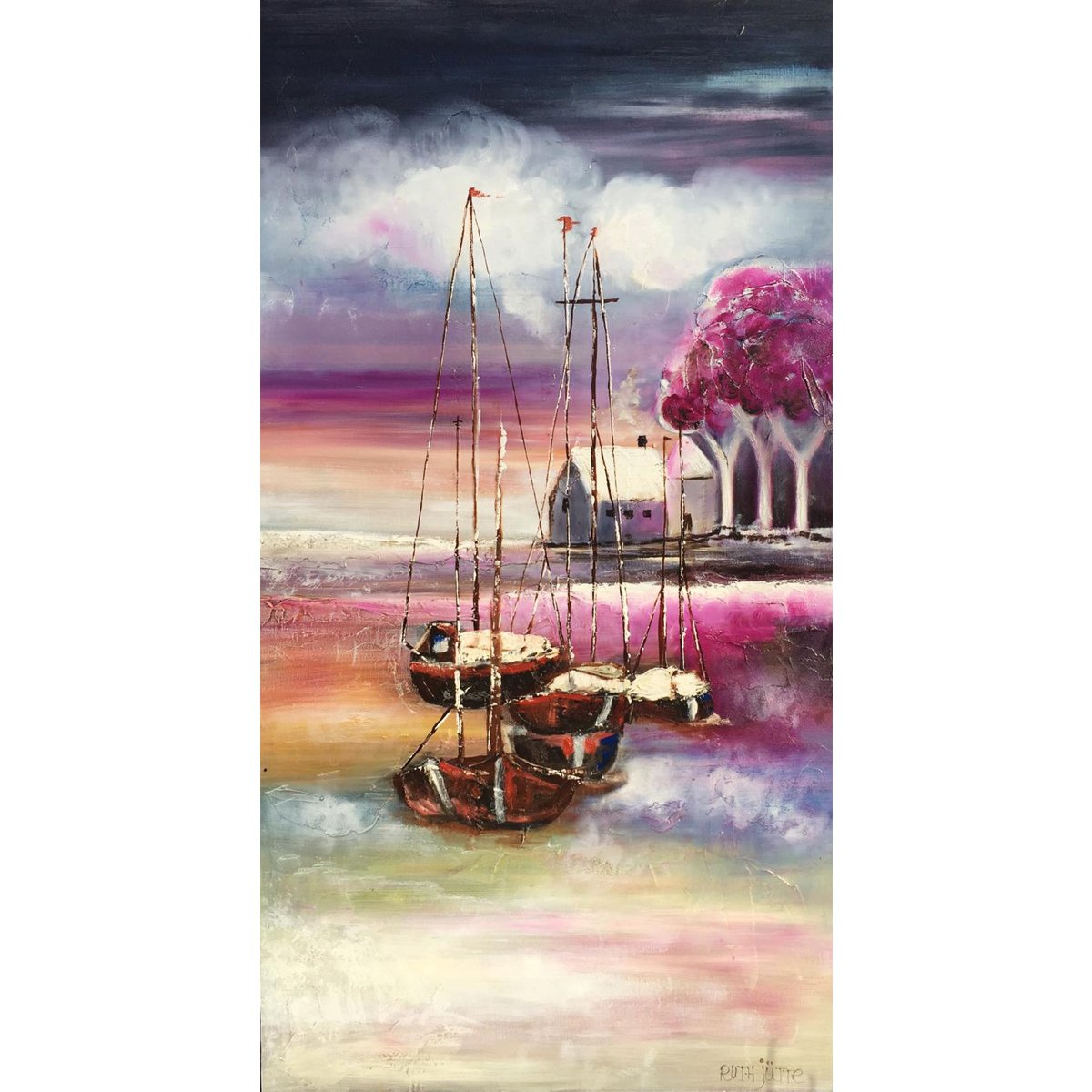 Autumn in Friesland is een zeer fraai kunstwerk van Ruth Jütte . Wil je de kunstenares ontmoeten? Morgen is ze van 12.00 tot 17.00 uur aanwezig in de galerie. Kijk voor meer kunst van Ruth Jütte op amersfoortart.nl/collectie/ruth…