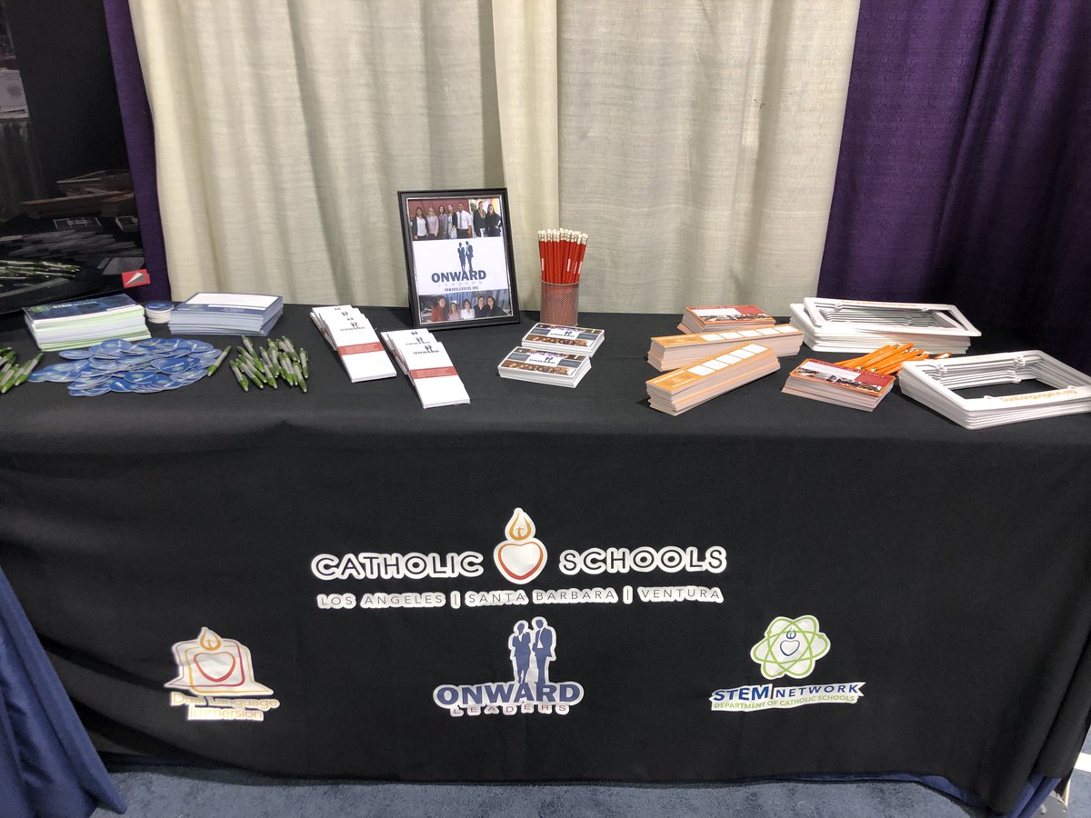 onwardleaders's tweet photo. Come visit us at Los Angeles Religious Education Congress! @CatholicEdLA   @STEMschoolsLA  @DualLanguageLA @LACongress #RECongress #booth453 https://t.co/VQpxdrBd6n