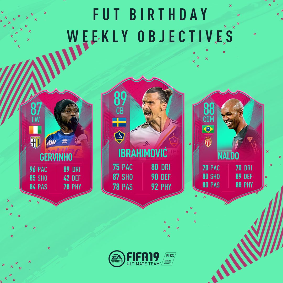 Ea Sports Fifa Fut Birthday Celebrations Start Now The Birthday Squad With Position Changes In Packs 3 Players In Objectives Today With Another 3 To Come Next Friday Plus Gerrard