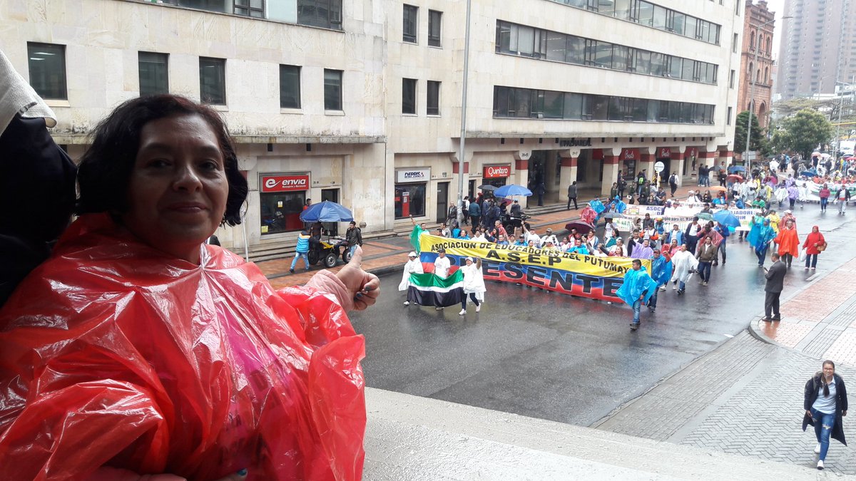 ASEPTYO2's tweet photo. @fecode Putumayo presente en la gran toma de Bogotá https://t.co/2tZeNEo8C0