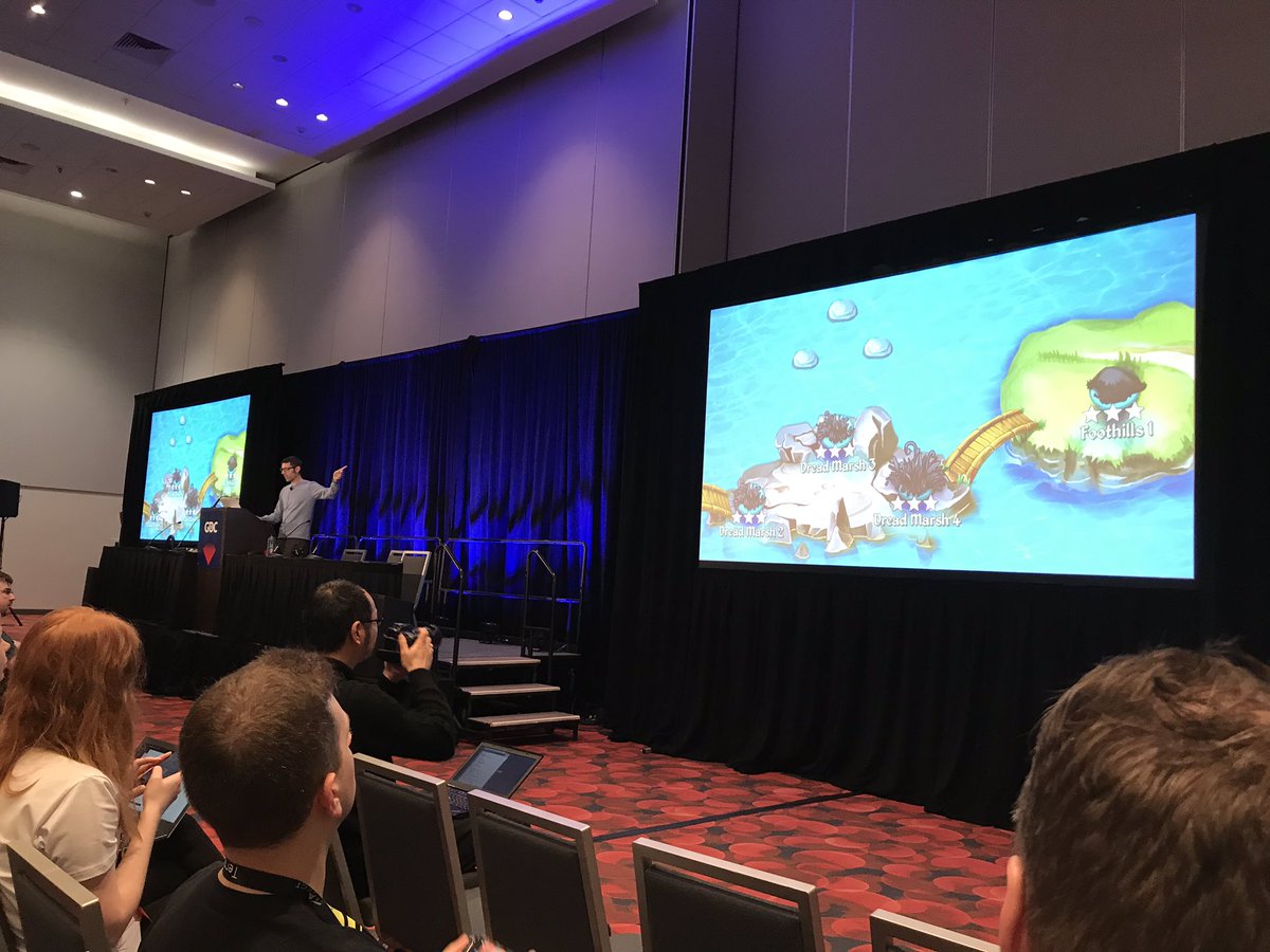 karweiss's tweet image. Last day of #GDC19, and went to a talk on Merge Dragons, just because I like the game. Holy cow. I admire this game even more now, and I’m so inspired for future @hatchlings games. Thank you, @raymazza. (But maybe a spoiler warning next time? 😂)