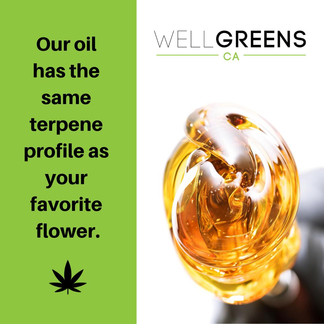 CaWellgreens's tweet photo. And we have the #science to prove it 👊 #WellgreensCA's #technology allows us to formulate #CannabisOil blends that maintain the full, naturally occurring terpene profile of the plants. With our products you never miss out on #cannabis's full benefits. https://t.co/666rmhxAQr