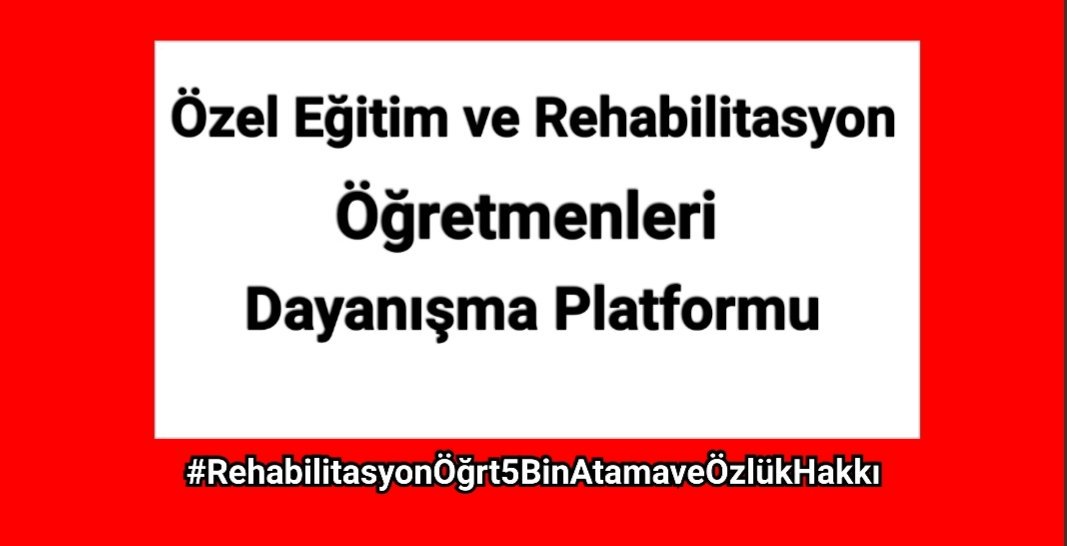 ozro_der's tweet photo. Rehabilitasyon merk de çalışan öğretmenler özlük hakları ve kadro talepleri için mücadelelerine devam ediyor. Haklıyız, işçi değiliz ÖĞRETMENİZ!!!
#RehabilitasyonÖğrt5BinAtamaveÖzlükHakkı

@RT_Erdogan
@EmineErdogan
@emrullahisler
@ziyaselcuk
@ZehraZumrutS
@malicevheri
@ikalin1 https://t.co/yg8oxLGDSI