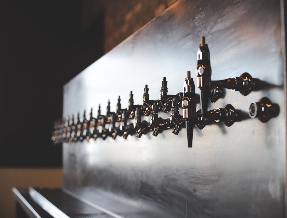The new custom tap box/tower (32 taps!) is installed, and we can’t stop marveling at its beauty.

Soon, delicious local beer, cider, and more, will be flowing from it. We can’t wait.