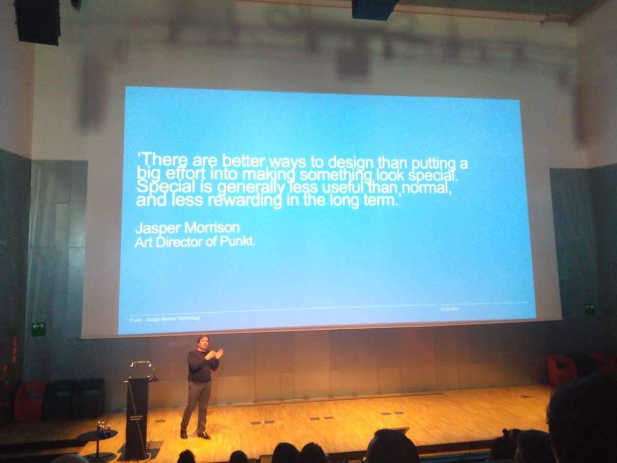 maraka_koop's tweet photo. Espacio para reflexiones sobre la función de la tecnología y sus efectos, por #PetterNeby y su visión desde @punkt en #designbeyondtechnology de @adifad

Master or servant?
Technology as promiseland
Punkt is not against technology
A little less of screens
... https://t.co/QCsKIh9Xpb