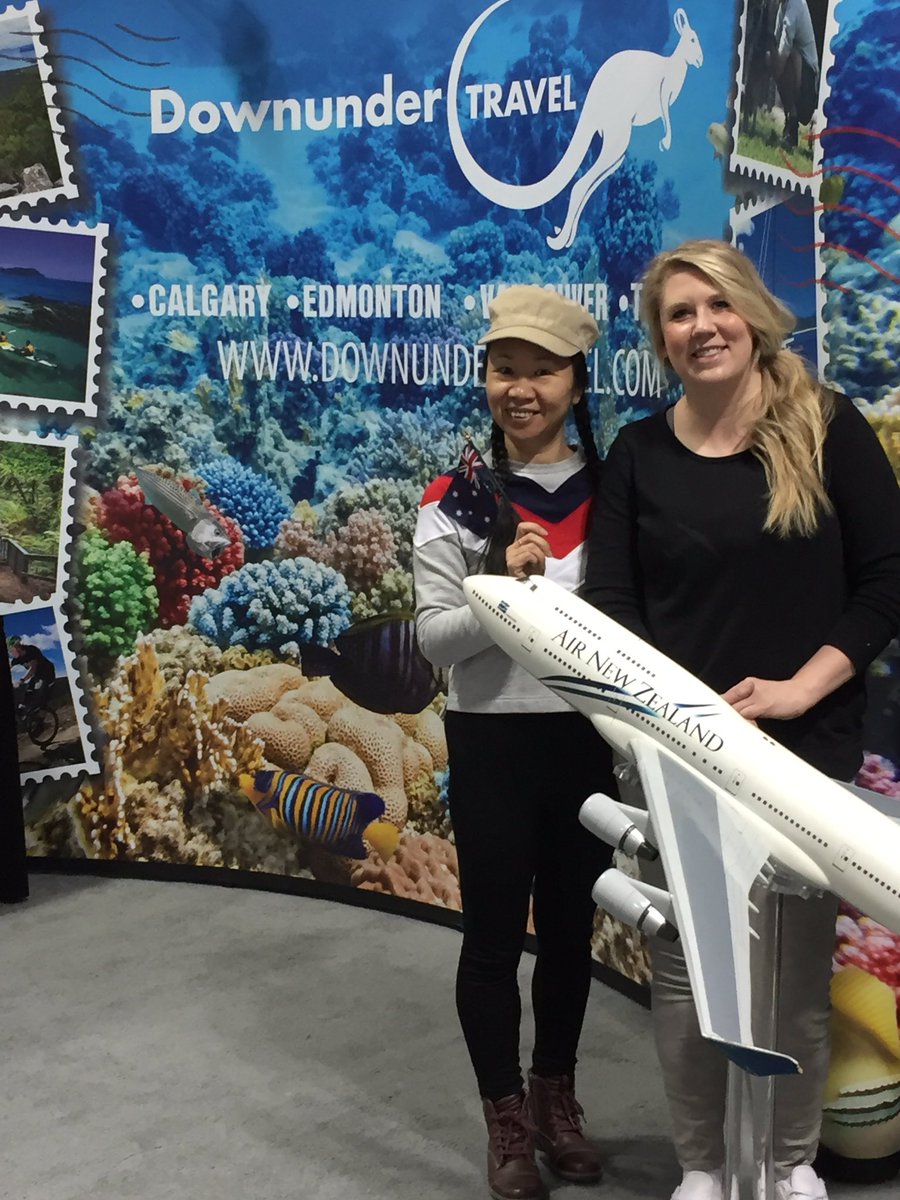 DownunderTvlLTD's tweet photo. Minnie &amp; Sawyer setting up for our 15th year attending #oascalgary looking forward to meeting nice Calgarian Travelers this weekend.  @OutdoorAdvShow https://t.co/IvaamCPX3d