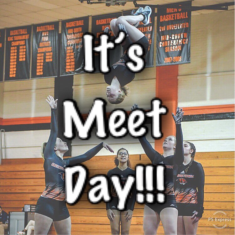 gcAcroTumb's tweet photo. Back from spring break &amp; ready to take on the Blue Knights! Catch your Tigers on the mat tonight at 7pm as we compete against Urbana University! #tigerpride #acro #tumbling #meetday #strongwomen #georgetown #tigers #justgettingstarted https://t.co/FB3CKvOvbO
