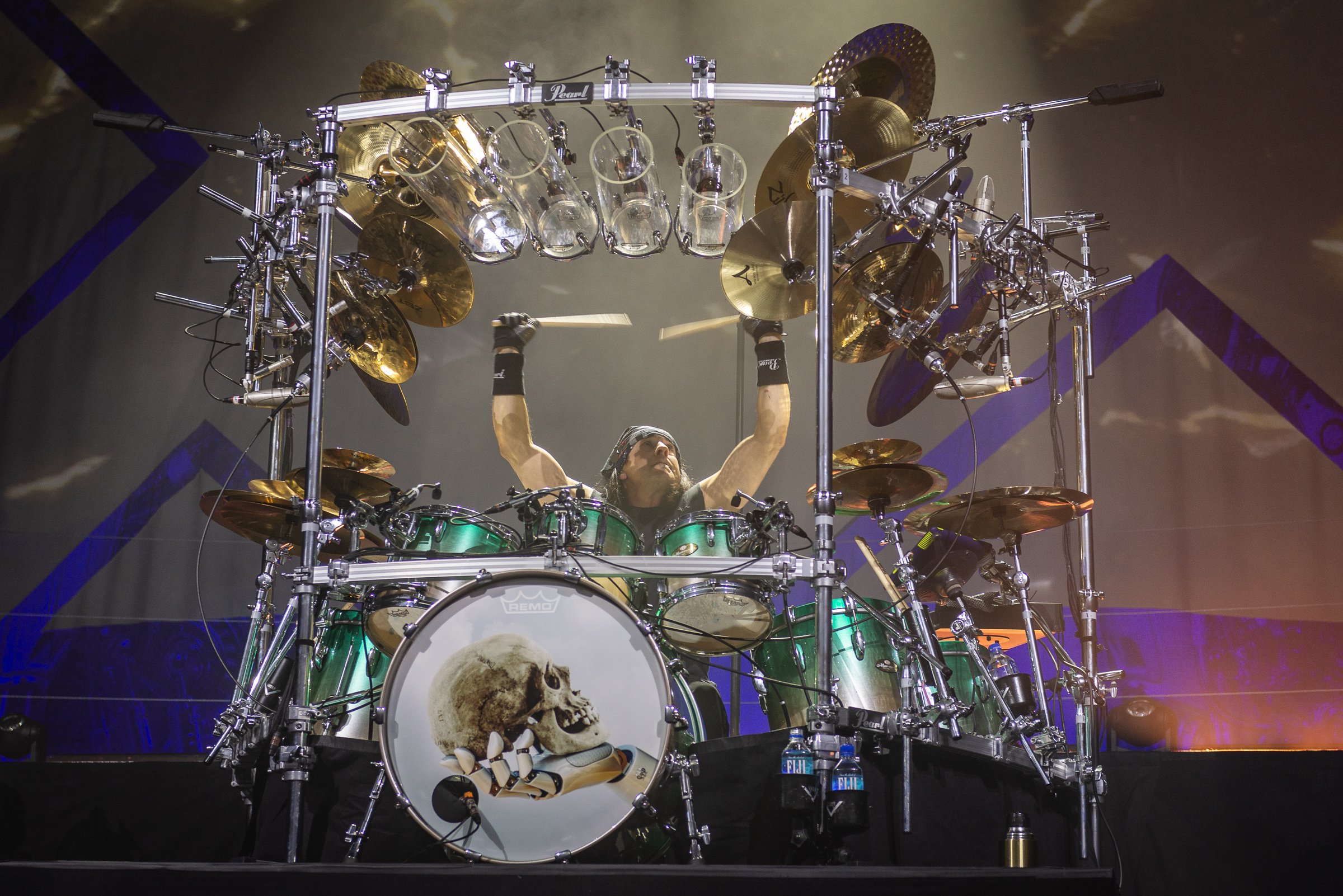 Mike Mangini Drum Set Wallpaper