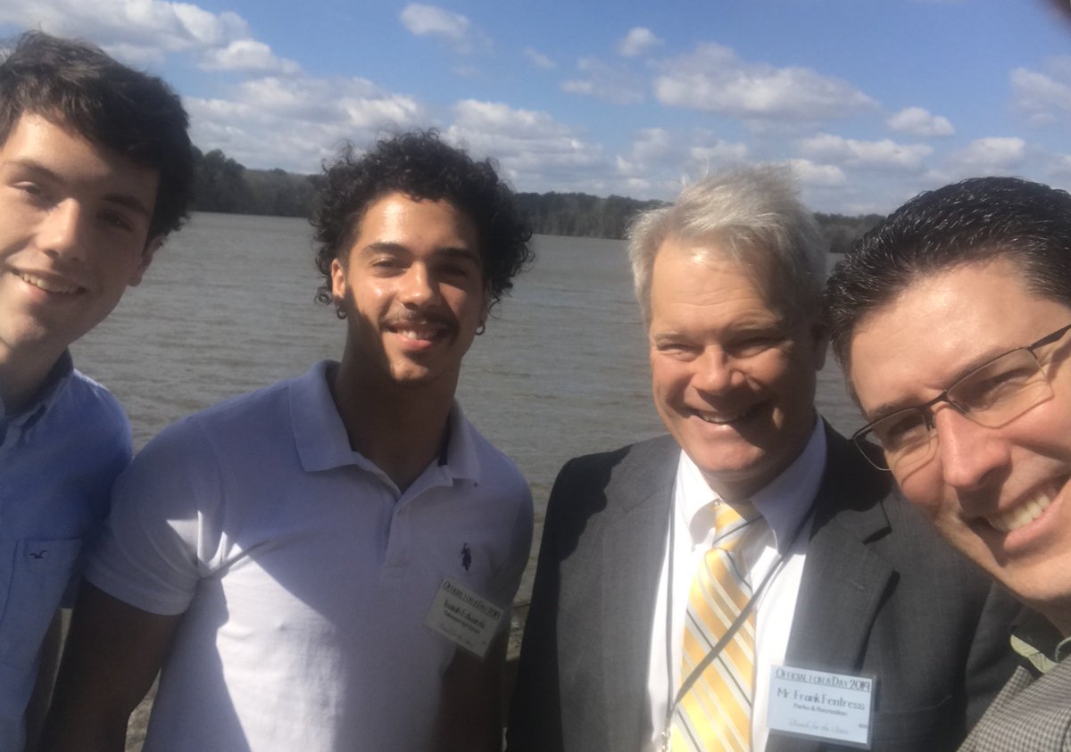 VBParksGuy's tweet photo. Spent the day w/ future leaders Isaiah and Austin, HS seniors who joined Frank Fentress and I for the "Official for a Day" program, learning all about park ops and city gov't. Another great partnership between @vbschools and @CityofVaBeach . The future looks bright. @VBParksRec https://t.co/EirCxjuhXb