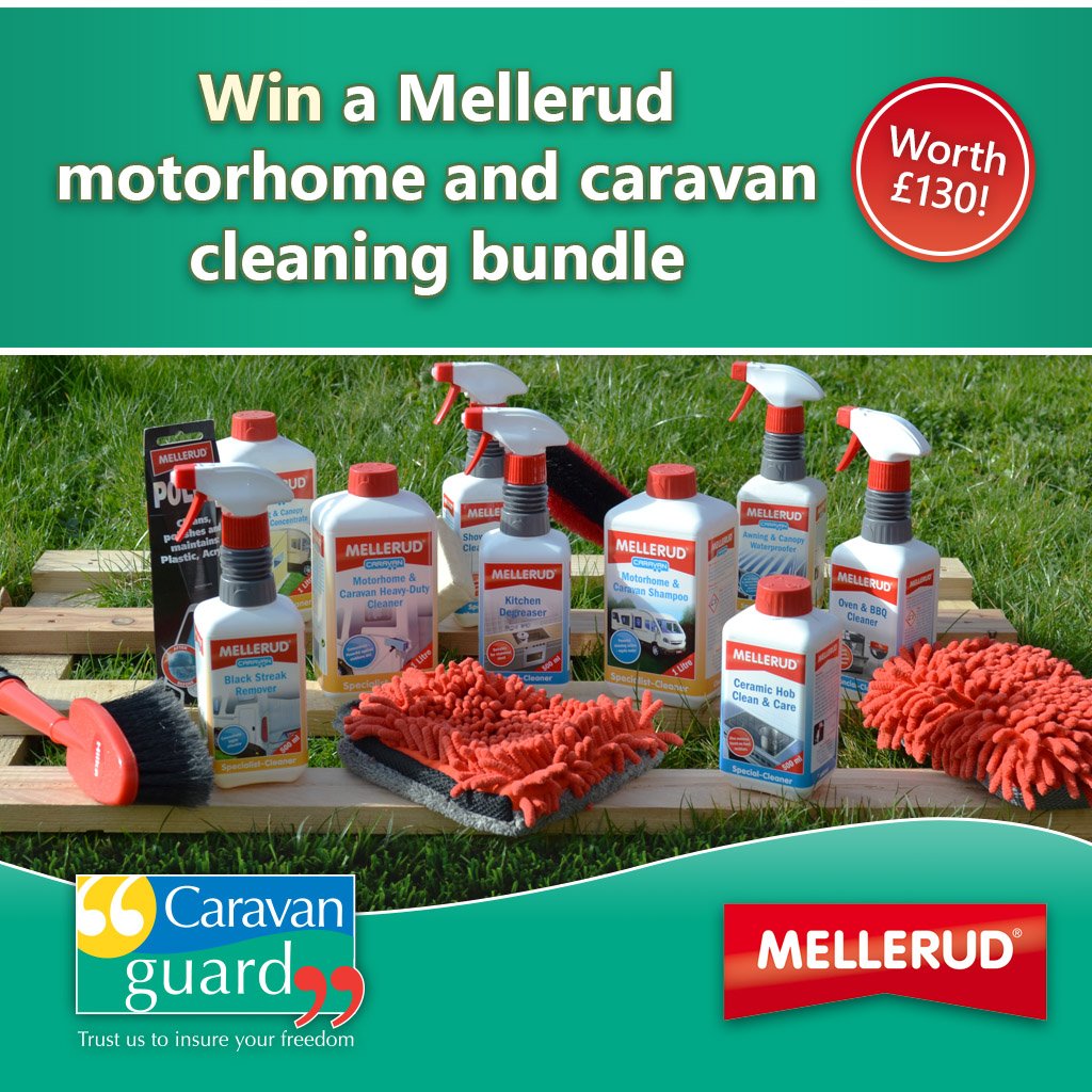 caravanguard's tweet photo. In preparation for the new season, we’ve teamed up with @MellerudUK to give one lucky person the chance to win a cleaning bundle for their motorhome or caravan. Enter here now https://t.co/xBFi2UEJWI
#cleaningbundle #motorhomecleaning #caravancleaning #mellerudcleaning https://t.co/0Q9DjZCyVQ