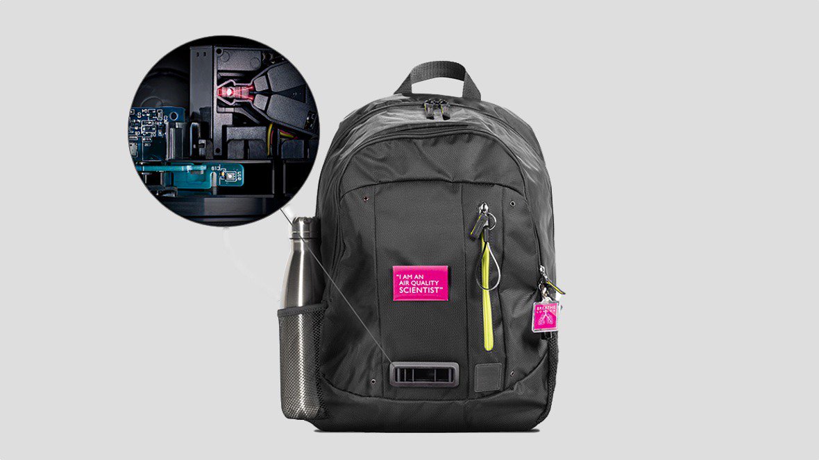 The “citizens as sensors” concept has been a recurring theme in related Fastrack solutions. It’s interesting to see the backpack that can monitor fine particulate pollution levels during the school journey of London children. Read more: goo.gl/QhZ9QG