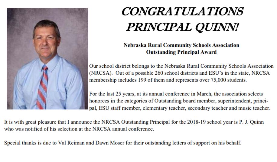 meadraiders's tweet photo. Congratulations to Principal Quinn! https://t.co/uwgZCLftXj