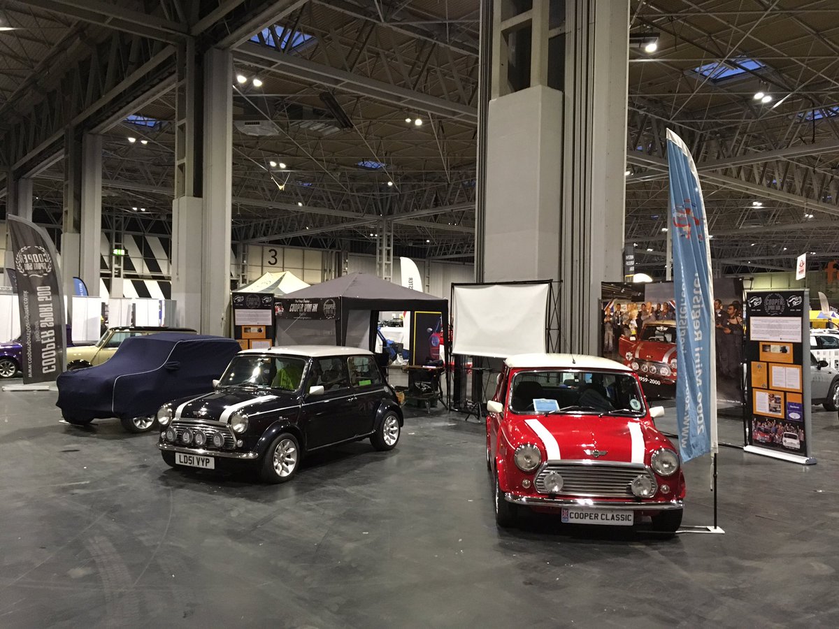 sport_cooper's tweet photo. Day one complete of the #NECResto show #mini60th come and visit Saturday and Sunday ! https://t.co/Pw8w3y9az5