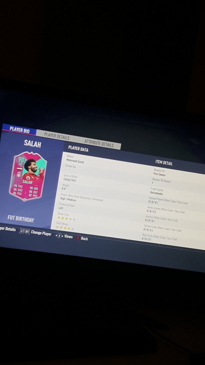 AP87xx's tweet photo. 16 mins in and got salah untradeable @TwoSyncOfficial @MattHDGamer https://t.co/zI5B4KKAwf