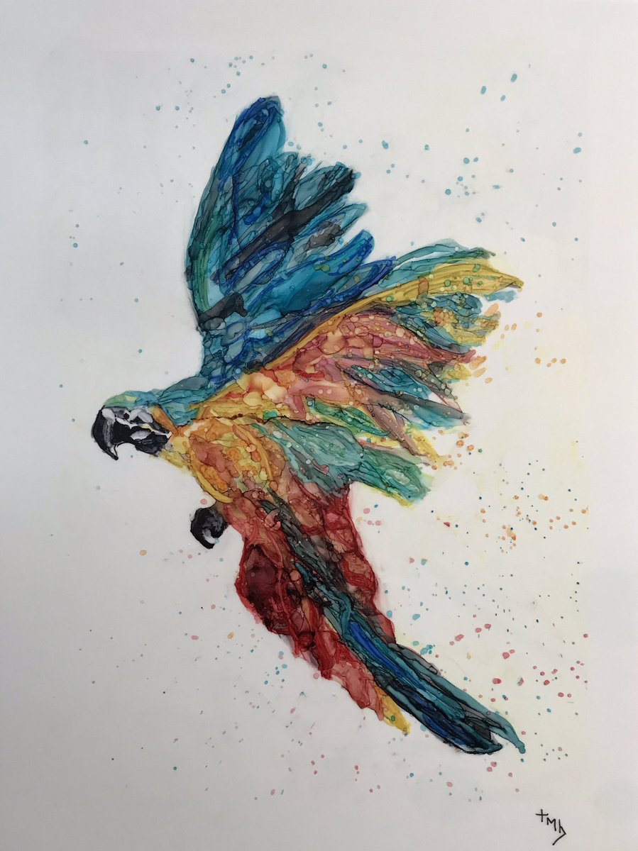 islandgirl2929's tweet photo. Playing with alcohol inks!  Available at the Etsy Spring Market PEI
.
.
#triciamacneilbaldwin #artist #artistsoninstagram #artistofinstagram #yupopaper #alcoholink #abstract #tmb #localartist #colour #etsy #etsyspringmarket #duralar #parrot https://t.co/yhxZNd1SOG