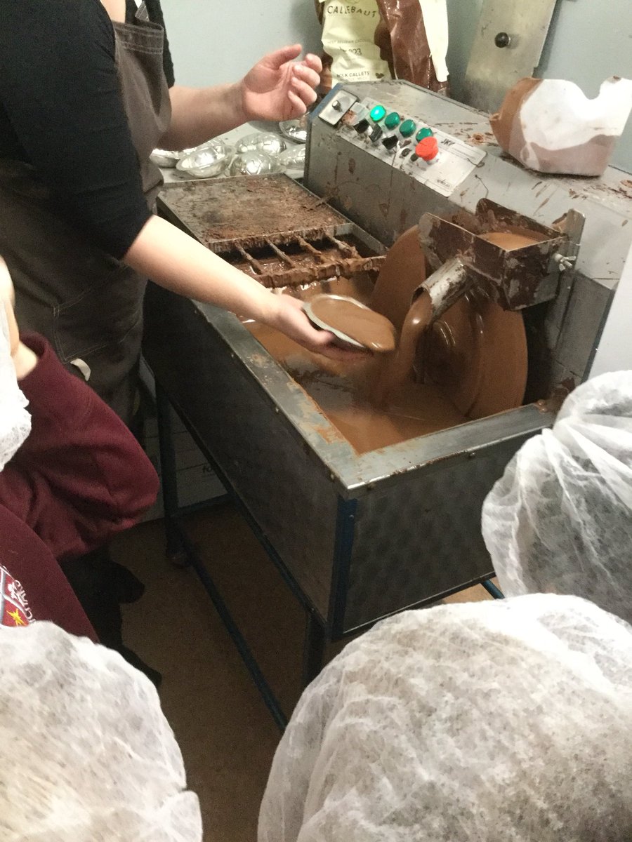 RCS_MrsBray's tweet photo. @RCS_main @PeleTrust We learnt lots about how chocolate is made and packaged! We even brought some chocolate modelling dough back that we will shape ourselves next week! https://t.co/GPeJsVPgtc